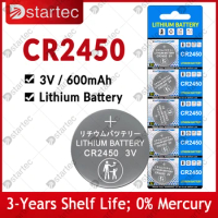 New 50pieces CR2450 3V Lithium Battery CR 2450 Suitable for Watch Battery  Toy Calculator Car Key Pile 2450 5029LC Button Battery