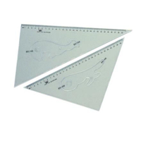 LIFE 徠福 KTR-30 塑膠三角板 (30公分)