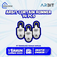 ARBIT Curtain Runner Roda hordeng isi 14 8 Pcs