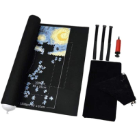 Jigsaw Puzzle Mat, Store And Transport Puzzle Blanket For 1500 Pieces Play Puzzles Travel Storage Bag