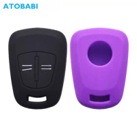 Silicone Car Key Cover Remote Control Fob Protector Cover Skin Auto Accessory For Opel Vauxhall Corsa D C Combo Astra H Zafira B