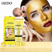 OEDO Blackhead Remover Gold Mask Face Acne Treatment Peeling Peel-Off Shrink Pores Moisturizing Deep Cleansing Facial Mask Nose