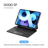 DOQO SP: Magic Keyboard Case Wireless Wite Trackpad Bluetooth For iPad Pro 11inch &amp; iPad Air4 5''10.9inch With 7 Color Backlight