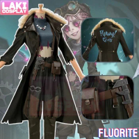 Game Identity V Fluorite Cosplay Costume IDV Lily Barriere Cosplay Cheerleader Costume and Cheerleader Cosplay Wig