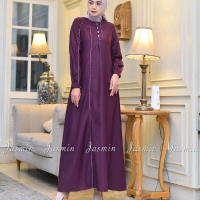 R.018  gamis toyobo premium. gamis terbaru. gamis simple. gakis jasminbyhazira