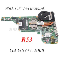 683030-001 683030-501 683030-601 For HP G4-2000 G6-2000 G7-2000 Motherboard DA0R53MB6E0 DA0R53MB6E1 With CPU+Heatsink 1GB GPU