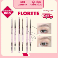 [FLORTTE] Bút Chì Kẻ Lông Mày FLORTTE New Lông Mày Tự Nhiên Mịn, Không Thấm Nước, Lâu Trôi