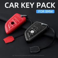 For BMW Car Keybag Cover Key Bag For BMW F20 G20 G30 X1X3X4X5X6X7G05Accessories Car-Styling Holder Shell Keychain Protection