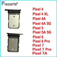 For Google Pixel 4 Pixel 5 5A SIM Card Holder Tray Sim Card Tray Holder Slot Adapter For Google Pixel 6 7A SIM Crad Tray