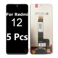 Wholesale 5Pieces/Lot 6.79'' For Xiaomi Redmi 12 LCD 23053RN02A Display Touch Screen Panel Digitizer For Redmi12 Display Frame