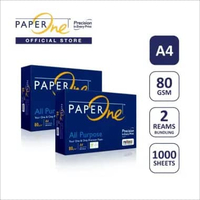 PaperOne Kertas A4 80gr All Purpose 2 Rim (1000 lembar) Kertas HVS A4 Kertas Fotocopy