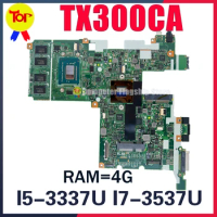 TX300CA Laptop Motherboard For ASUS Transformer Book TX300C TX300 I3-3217U I5-3337U I7-3537U 4G-RAM Mainboard 100% Working