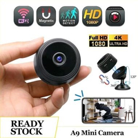 kamera mini spy cam wireless A9 mini camera wifi HD 1080 p micro kamera kecil cctv smart ip full hd