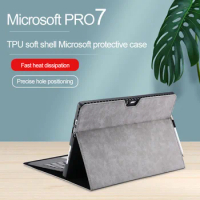 Flip Cover PU Leather Case For Microsoft Surface Pro 9 X 8 7 7Plus 6 5 4 Tablet Sleeve For Surface Go 1 2 3 Go2 Pouch Stand Case