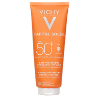 薇姿 (Vichy) 煥彩防曬乳液 SPF 50（防水 - 臉部及身體適用）300毫升/10.1盎司