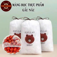 Y2E Home 200 - 1000 Túi Màng Bọc Thực Phẩm PE Co Dãn Có Chun Siêu Dai Túi Gấu Bọc Đồ Ăn Thích Hợp Bả