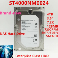 New Original HDD For Seagate 4TB 3.5" 7.2K SATA 6 Gb/s 128MB 7200RPM For Internal HDD For Enterprise Class HDD For ST4000NM0024