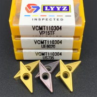 VCMT110304 VP15TF UE6020 US735 Carbide Insert Steel Processing VCMT 110304 Internal Turning Insert Tungsten Carbide