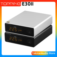 TOPPING E30II Decoder 2*AK4493S DAC Hi-Res Audio XMOS AU208 Touch Operation with Remote Control Preamp DAC
