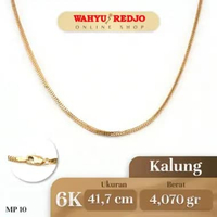 Kalung Melano Emas Kadar 6K Wahyu Redjo KL-6K-29871187