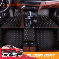 For Mazda CX-5 CX5 2017 2018 2019 2020 2021 2022 2023 KF LHD Car Floor Mat Pat Case Cover Garnish Cushion styling accessories
