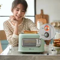 New Visual Toaster Sandwichera Toaster Breakfast Machine Home Small Retro Bread Toaster Multifunction Household Appliance