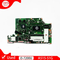 Used For ACER A515-51G A515-51 Laptop Motherboard C5V01 LA-E892P I5-7200U CPU I5 7200U Main Board