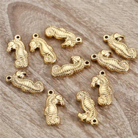 5Pcs/lot Stainless Steel Animal Sea Horse Pendant For Jewelry DIY Making Pendant Diy Handmade Accessories