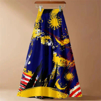 68th Merdeka Day: Fashionable Muslim Women's Half Skirts for the Festivities
