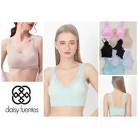 DAISY FUENTES Bra Wanita Tanpa Kawat Busa Tipis Full Cup DAISY FUENTES Pakaian Dalam Underwear DF578