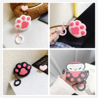 Animal Case for AirPods Pro Case Cute Cover for AirPods 2 3 Case Cover for AirPods 2 Cover Silicone Protective Cat Paw