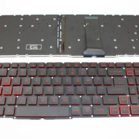 New keyboard backlit red word For Acer Nitro 5 7 AN515-54 43 44 AN515-55 AN517-51 52 AN715-51
