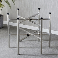 優樂悅~不銹鋼桌腳折疊桌架子桌架桌子支架圓桌桌腿支架可折疊家腳架