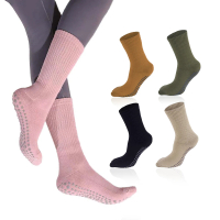 【KEiSO】兩入組 透氣止滑中筒瑜珈襪(瑜珈/普拉提斯/止滑)