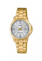 CASIO Casio Women's Analog Watch LTP-V004G-7B2 Gold Stainless Steel Band Watch for Ladies