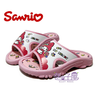 Sanrio三麗鷗 美樂蒂 童款造型休閒拖鞋 [822514] 白粉 MIT台灣製造【巷子屋】