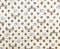 【震撼精品百貨】Hello Kitty 凱蒂貓~日本三麗鷗SANRIO KITTY日本正版布料110X100CM-豹紋米*50567