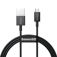 【BASEUS】倍思 優勝 Micro充電線 200公分(小家電可用/風扇/檯燈/行動電源充電線)