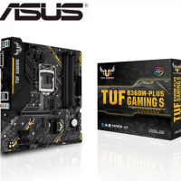 New ASUS TUF B360M-PLUS GAMING S original motherboard for LGA 1151 DDR4 USB3.0 USB3.1 64GB Desktop motherboard