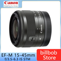 Canon 15-45mm Lens Canon EF-M 15-45mm f/3.5-6.3 IS STM lens For Canon M1 M2 M3 M5 M6 M10 M50 M100 camera