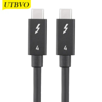 UTBVO Thunderbolt 4 Cable 40Gbps 100W, USB-C Universal Thunderbolt 3/2 Cable USB4 USB3 Cable Supports 8K or Dual 4K Video