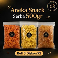[DELISH SNACKS] Aneka Snack Grosir 500 Gram / Cemilan Cemilan Grosiran Kiloan Murah Enak Asin Pedas 