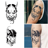 EAST TATTOO-Stiker Tato Temporer Semi Permanen Motif Topeng Oni Hannya Jepang | Waterproof Tattoo St