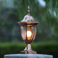 奇光雅院圍墻燈大門柱頭燈歐式花園門柱燈具室外庭院別墅照明燈飾