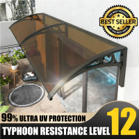 🔥Aluminium Awning Rumah RoofOutdoor Awning Canopy eaves windows silent plastic steel brackets UV pro