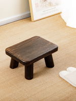 日式實木家用坐凳換鞋凳矮凳方凳小板凳小木凳寶寶凳子客廳擱腳凳