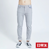 【EDWIN】男裝 JERSEYS 迦績 EJ6 超彈錐形褲(淺灰色)