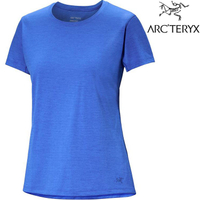 Arcteryx 始祖鳥 Taema 女款 短袖圓領排汗衣 X000007309 生命藍II Vitality II