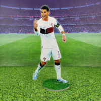 Standee Action Figure Cristiano Ronaldo Timnas Portugal edisi World Cup Qatar 2022