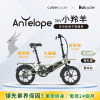 CyberCycle Antelope 36V 小羚羊 - 多功能親子電輔車(親子車 小徑車 電動輔助自行車)